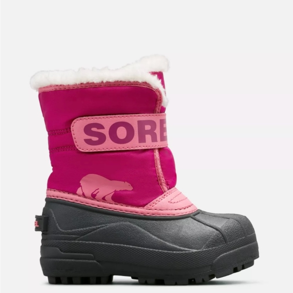 Sorel Pink and Black Winter Boots